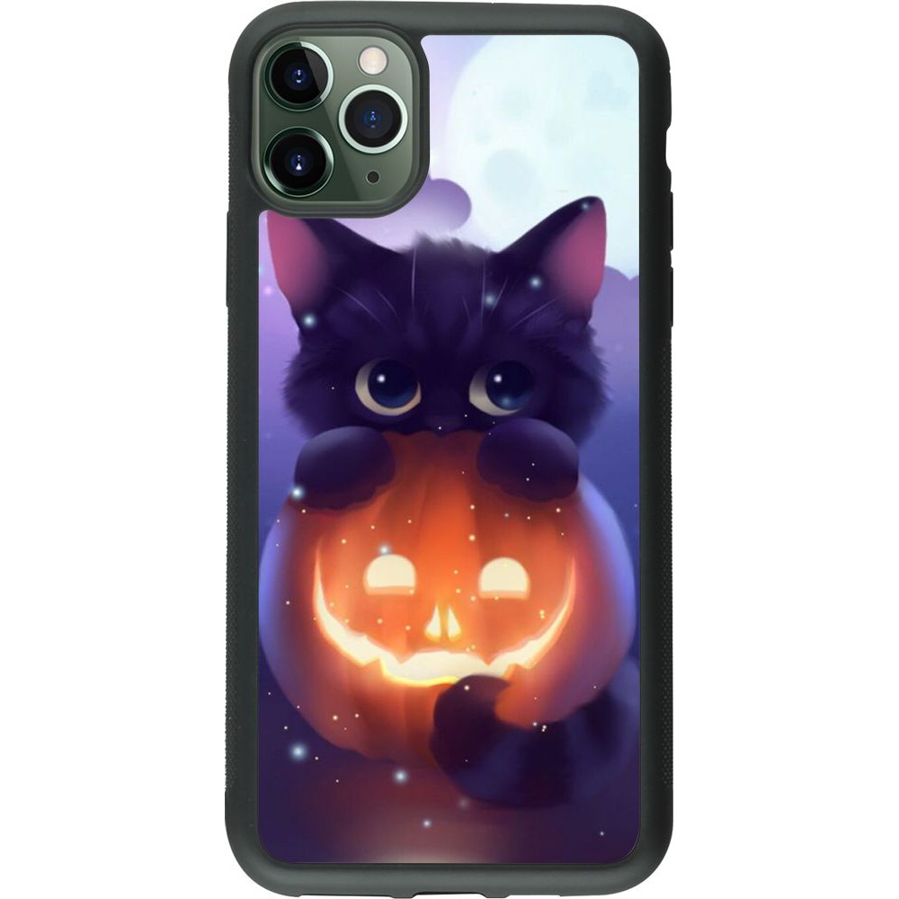 Coque iPhone 11 Pro Max - Silicone rigide noir Halloween 17 15