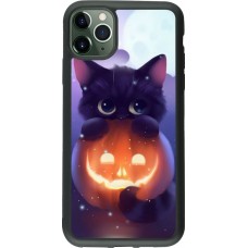 Coque iPhone 11 Pro Max - Silicone rigide noir Halloween 17 15