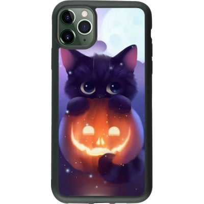 Coque iPhone 11 Pro Max - Silicone rigide noir Halloween 17 15