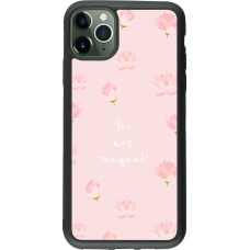 Coque iPhone 11 Pro Max - Silicone rigide noir Mom 2023 your are magical