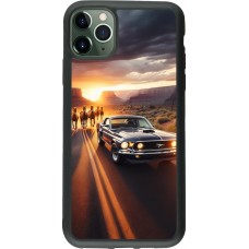 Coque iPhone 11 Pro Max - Silicone rigide noir Mustang 69 Grand Canyon