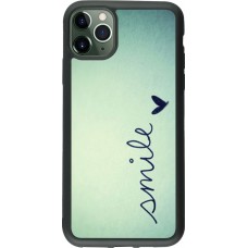 Coque iPhone 11 Pro Max - Silicone rigide noir Smile