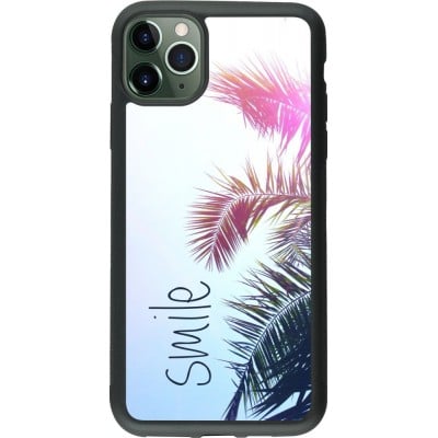 Coque iPhone 11 Pro Max - Silicone rigide noir Smile 05