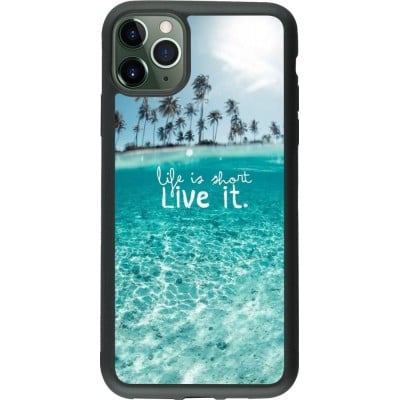 Coque iPhone 11 Pro Max - Silicone rigide noir Summer 18 24