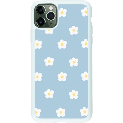 Coque iPhone 11 Pro Max - Silicone rigide blanc Easter 2024 daisy flower