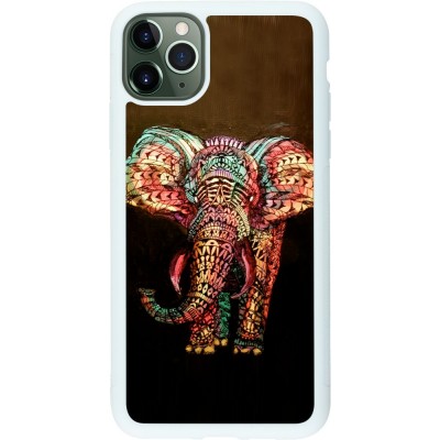 Coque iPhone 11 Pro Max - Silicone rigide blanc Elephant 02