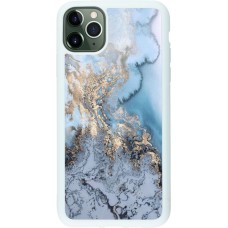 Coque iPhone 11 Pro Max - Silicone rigide blanc Marble 04