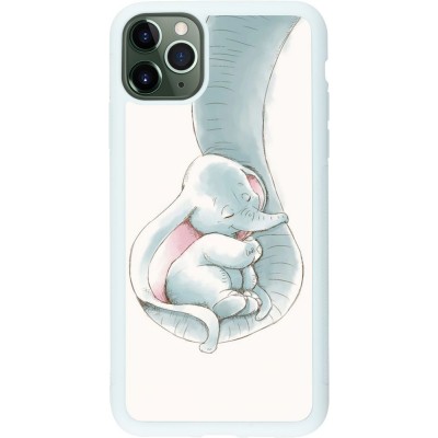 Coque iPhone 11 Pro Max - Silicone rigide blanc Mom 1903