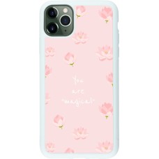 Coque iPhone 11 Pro Max - Silicone rigide blanc Mom 2023 your are magical