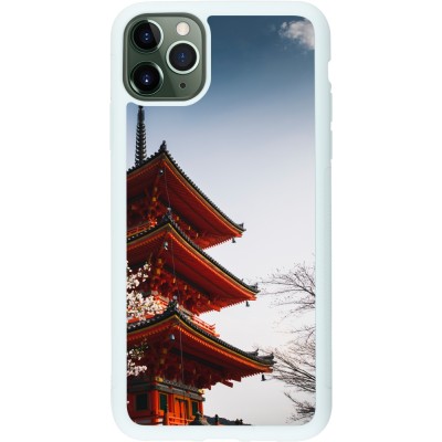 Coque iPhone 11 Pro Max - Silicone rigide blanc Spring 23 Japan