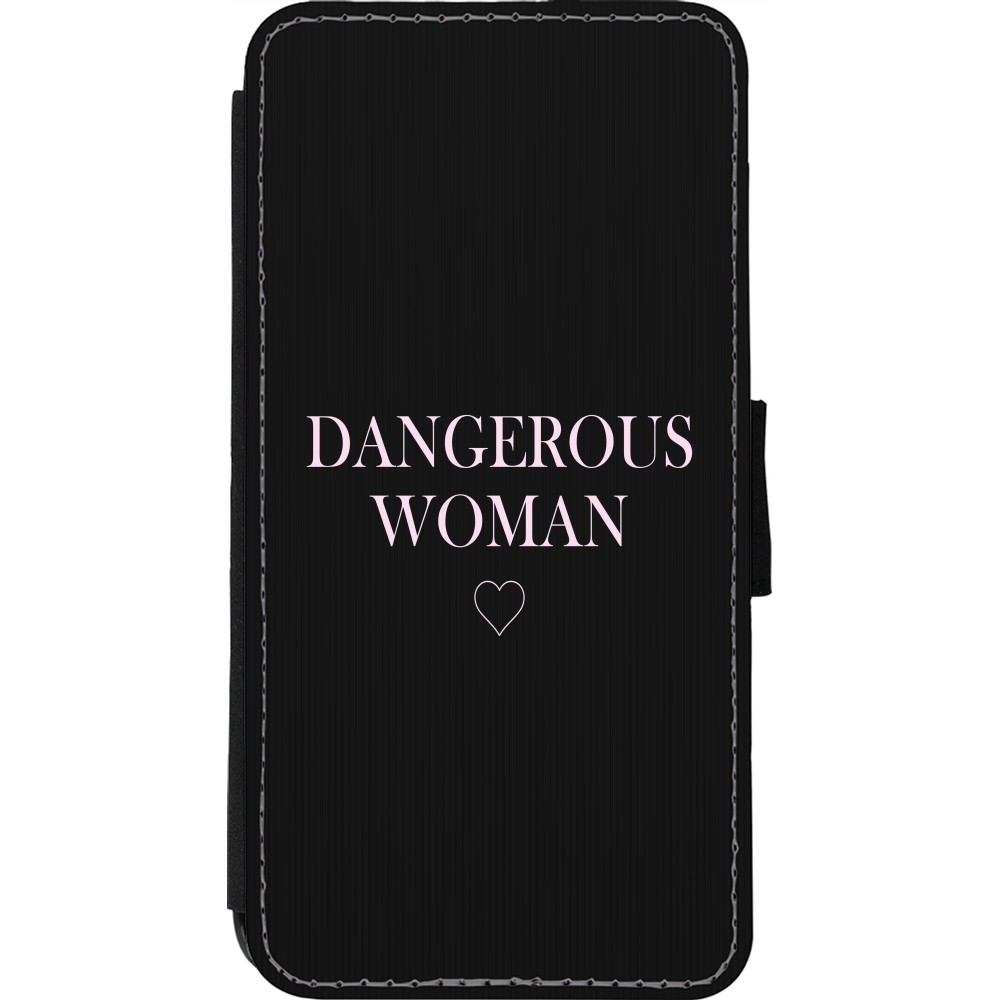 Coque iPhone 11 Pro Max - Wallet noir Dangerous woman