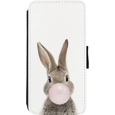 Coque iPhone 11 Pro Max - Wallet noir Easter 2023 bubble gum bunny