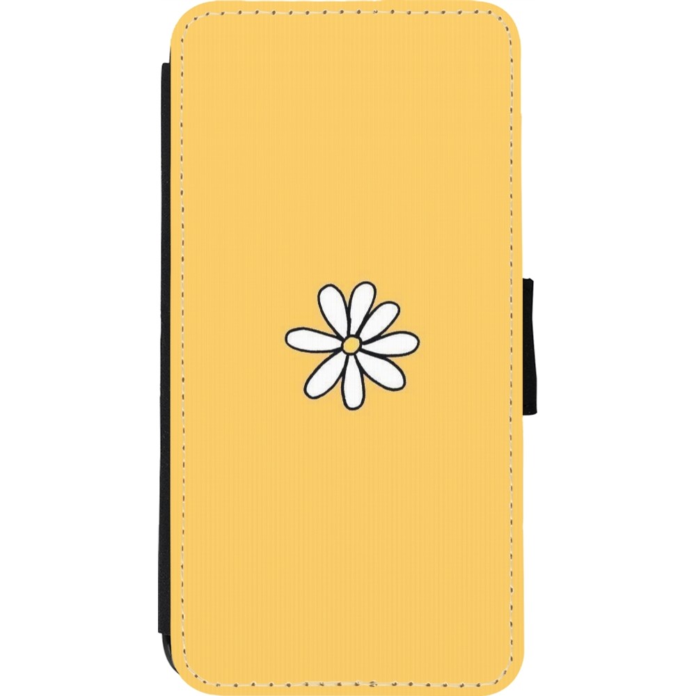 Coque iPhone 11 Pro Max - Wallet noir Easter 2023 daisy