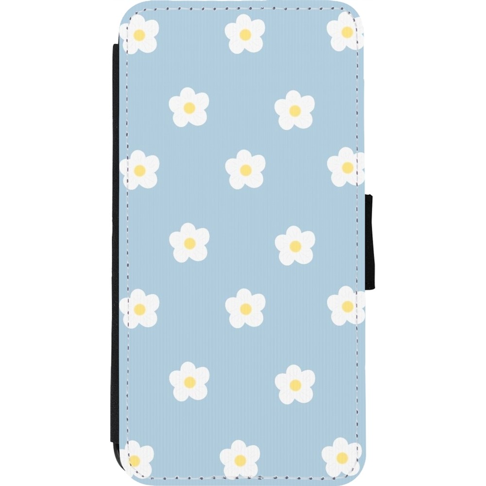 Coque iPhone 11 Pro Max - Wallet noir Easter 2024 daisy flower