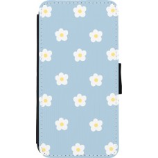 Coque iPhone 11 Pro Max - Wallet noir Easter 2024 daisy flower