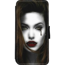 Coque iPhone 11 Pro Max - Wallet noir Halloween 2023 gothic vampire