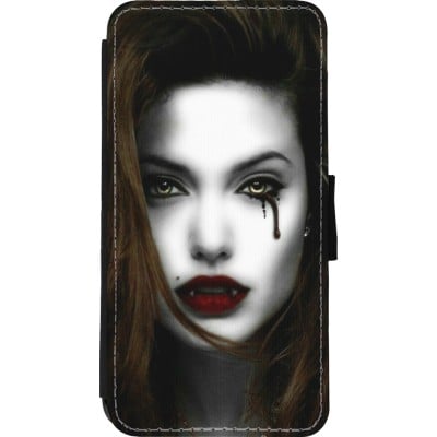 Coque iPhone 11 Pro Max - Wallet noir Halloween 2023 gothic vampire