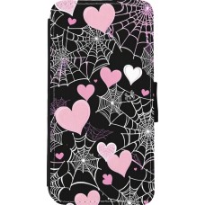 Coque iPhone 11 Pro Max - Wallet noir Halloween 2024 girly