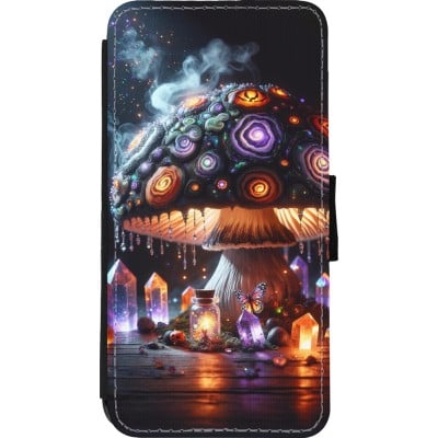 Coque iPhone 11 Pro Max - Wallet noir Halloween Potion Magic