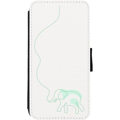 Coque iPhone 11 Pro Max - Wallet noir Spring 23 baby elephant