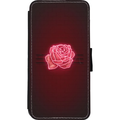 Coque iPhone 11 Pro Max - Wallet noir Spring 23 neon rose