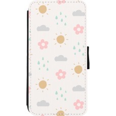 Coque iPhone 11 Pro Max - Wallet noir Spring 23 weather