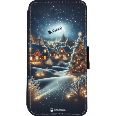 Coque iPhone 11 Pro Max - Wallet noir Noël 2023 Christmas is Coming