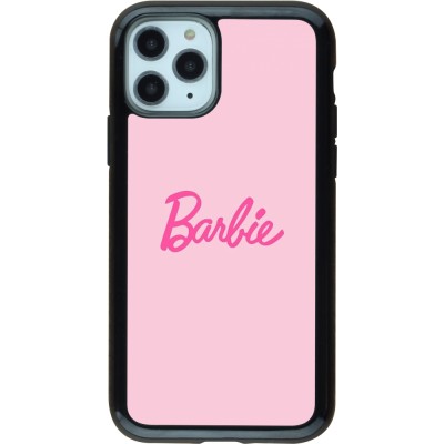 Coque iPhone 11 Pro - Hybrid Armor noir Barbie Text