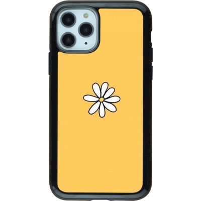 Coque iPhone 11 Pro - Hybrid Armor noir Easter 2023 daisy