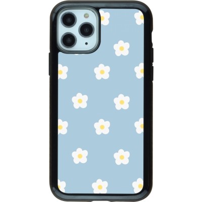 Coque iPhone 11 Pro - Hybrid Armor noir Easter 2024 daisy flower