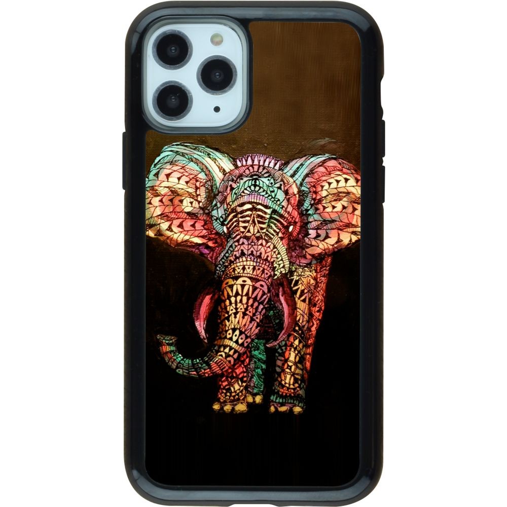 Coque iPhone 11 Pro - Hybrid Armor noir Elephant 02