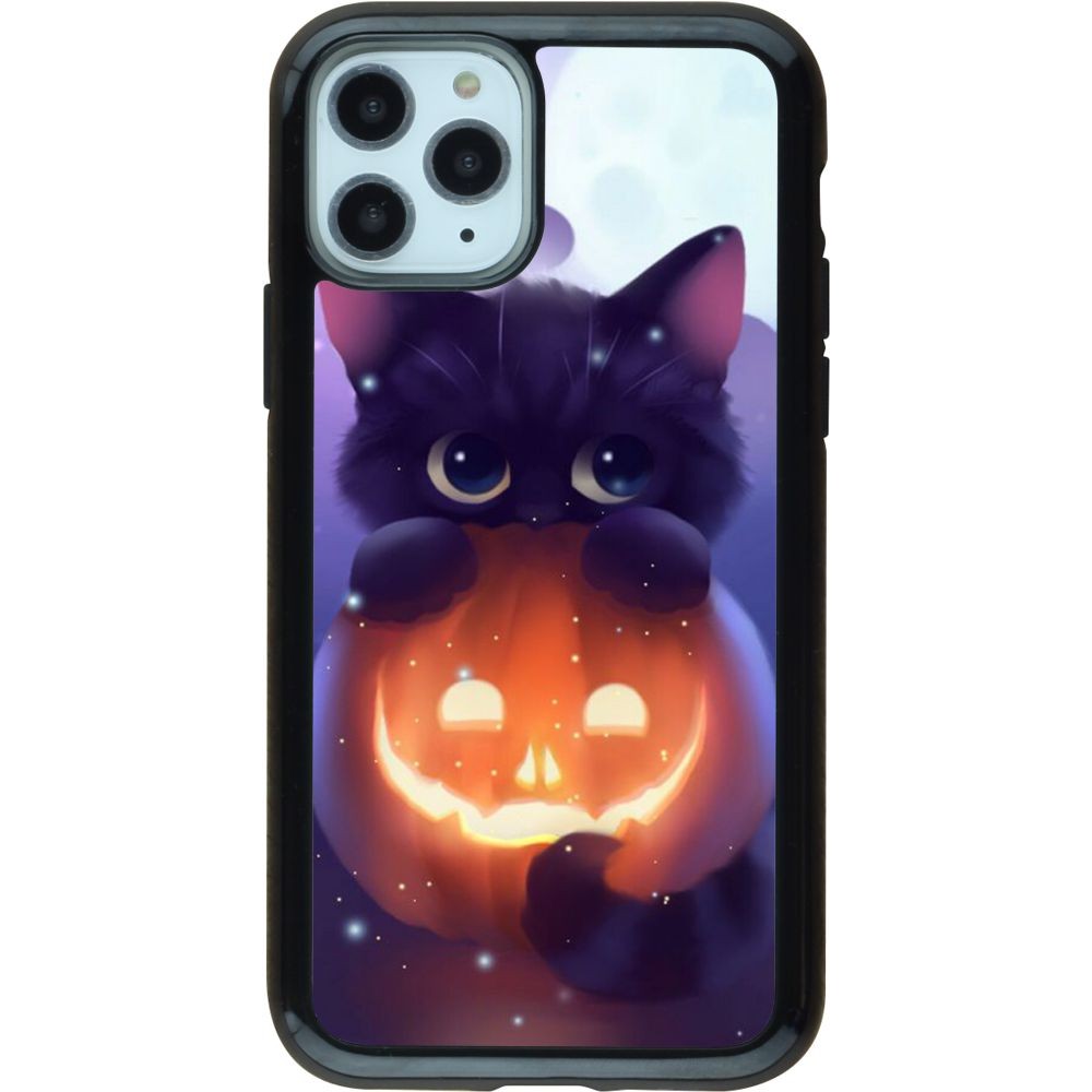 Coque iPhone 11 Pro - Hybrid Armor noir Halloween 17 15