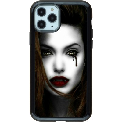 Coque iPhone 11 Pro - Hybrid Armor noir Halloween 2023 gothic vampire