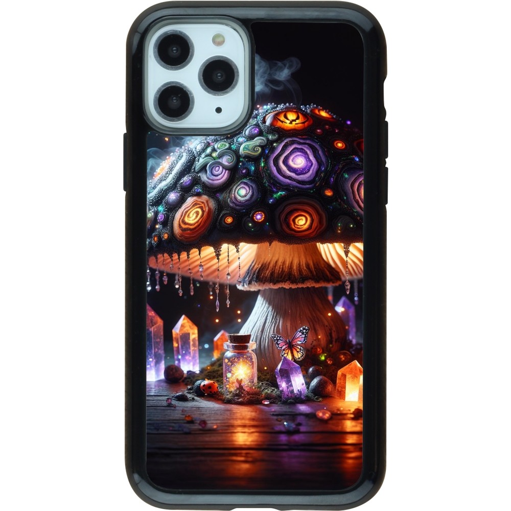 Coque iPhone 11 Pro - Hybrid Armor noir Halloween Potion Magic