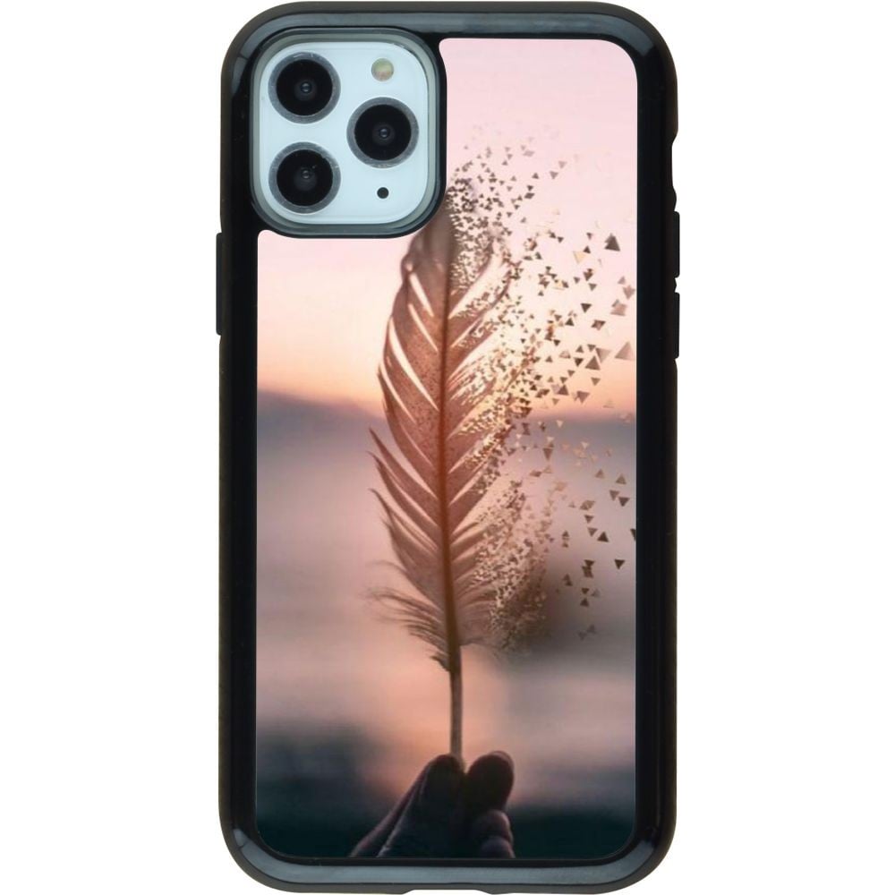 Coque iPhone 11 Pro - Hybrid Armor noir Hello September 11 19