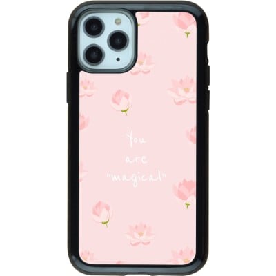 Coque iPhone 11 Pro - Hybrid Armor noir Mom 2023 your are magical