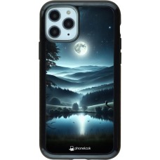 Coque iPhone 11 Pro - Hybrid Armor noir Night Sky View