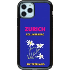 iPhone 11 Pro Case Hülle - Hybrid Armor schwarz Pop Summer Destination Zurich