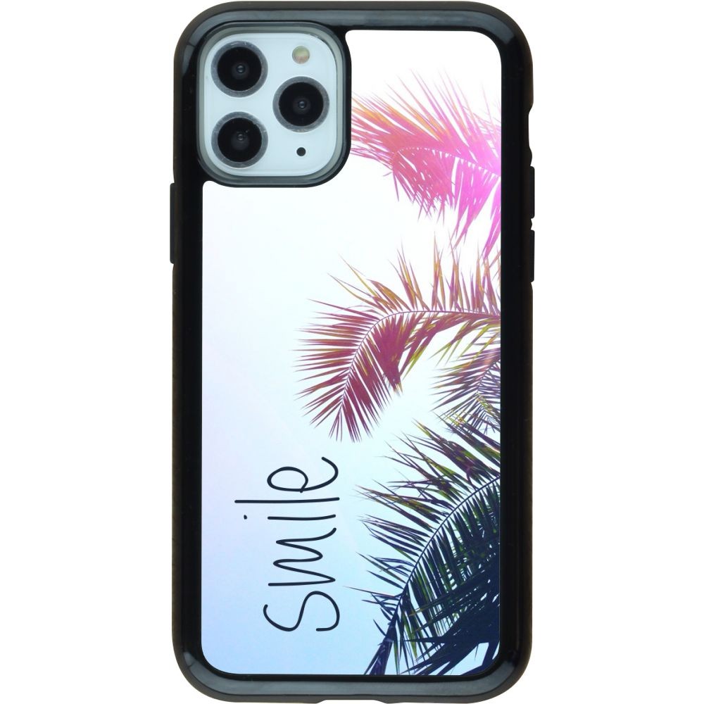 Coque iPhone 11 Pro - Hybrid Armor noir Smile 05