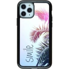 Coque iPhone 11 Pro - Hybrid Armor noir Smile 05