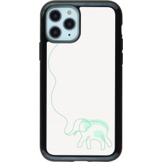 Coque iPhone 11 Pro - Hybrid Armor noir Spring 23 baby elephant