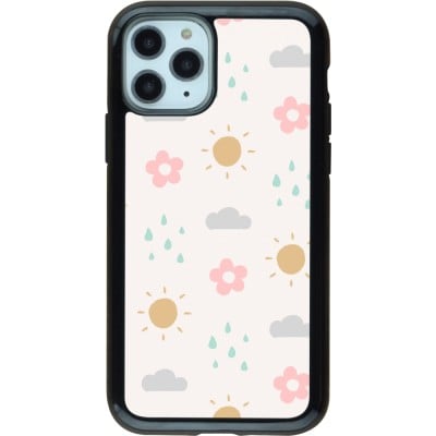 Coque iPhone 11 Pro - Hybrid Armor noir Spring 23 weather