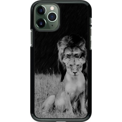 Coque iPhone 11 Pro - Angry lions