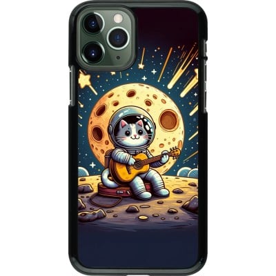 Coque iPhone 11 Pro - AstroCat RockLune