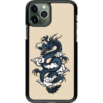 Coque iPhone 11 Pro - Blue Dragon Tattoo