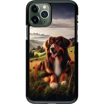 Coque iPhone 11 Pro - Chien Campagne Suisse