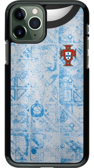 Coque iPhone 11 Pro - Maillot de football Portugal Extérieur personnalisable