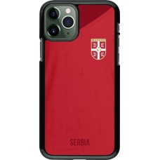 iPhone 11 Pro Case Hülle - Serbien 2022 personalisierbares Fussballtrikot