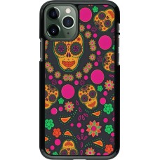 iPhone 11 Pro Case Hülle - Halloween 22 colorful mexican skulls