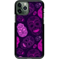 Coque iPhone 11 Pro - Halloween 2023 pink skulls